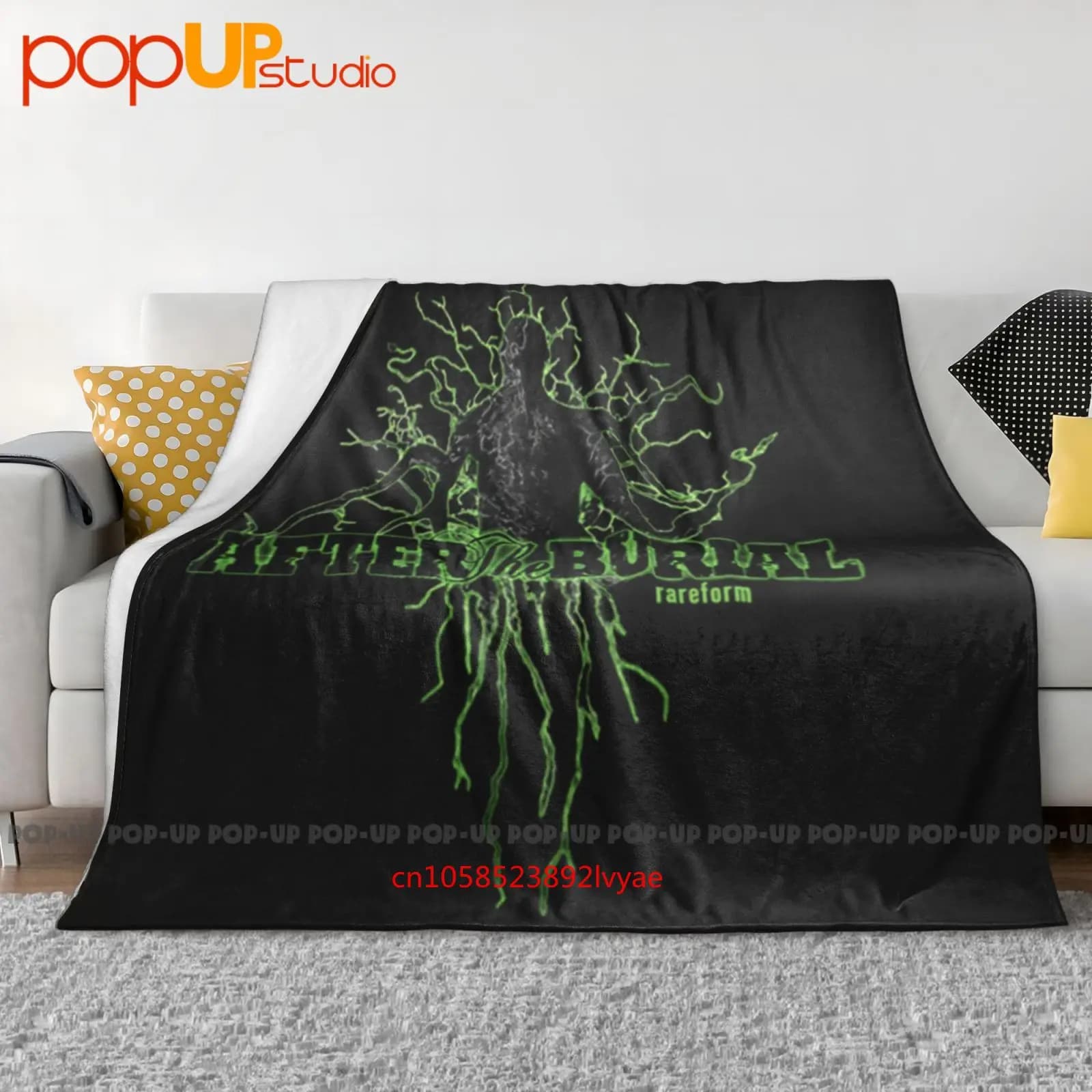 Dopo The Burial American Progressive Metal Band Rareform Coperta ultra morbida Trapunta Copridivano invernale Copridivano