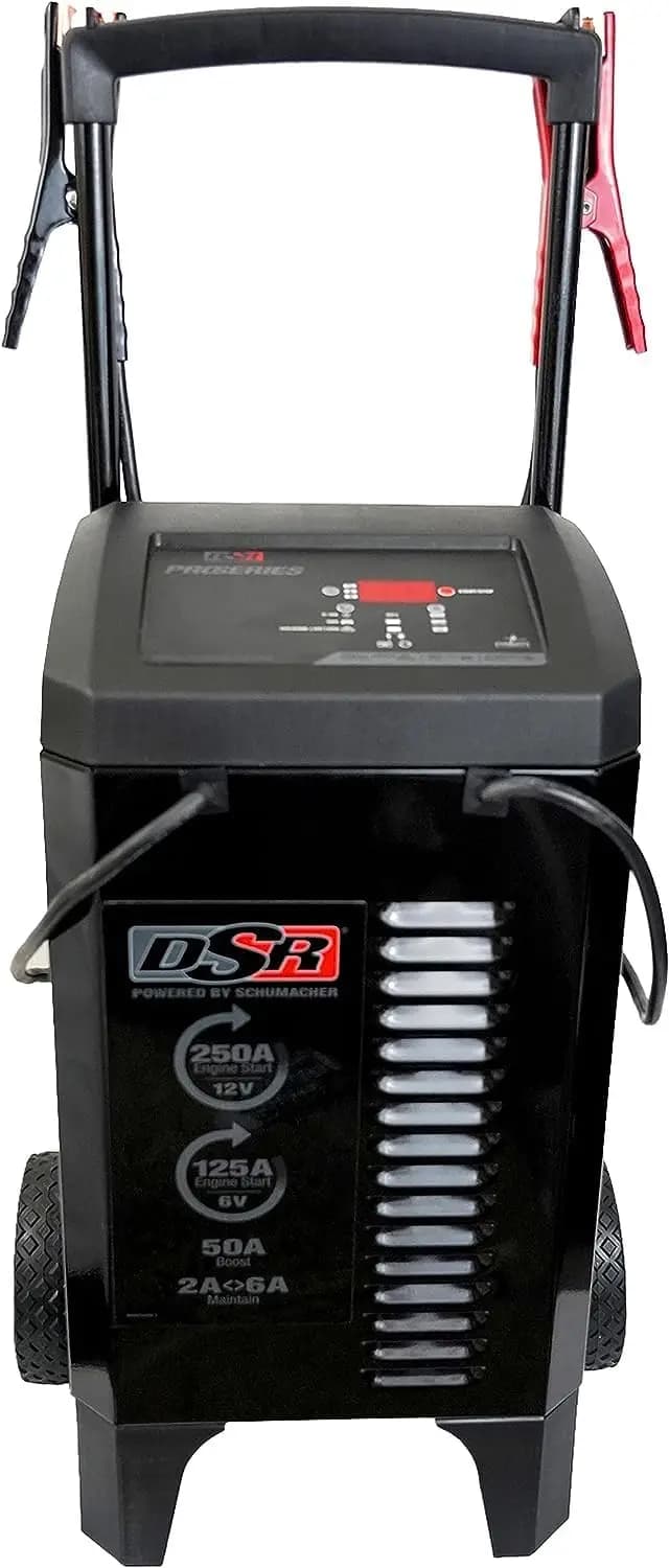 Caricabatterie automatico per carichi pesanti da 6 V/12 V e avviamento di emergenza, 125/250 A per camion e SUV