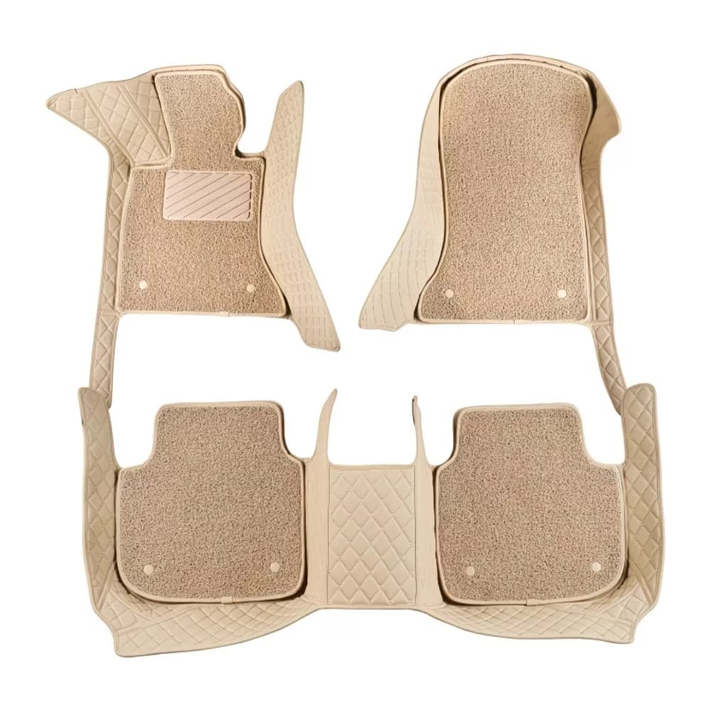 Double Layer Custom Car Floor Mats For Cadillac SRX Auto Coche Waterproof Leather Floor Liners