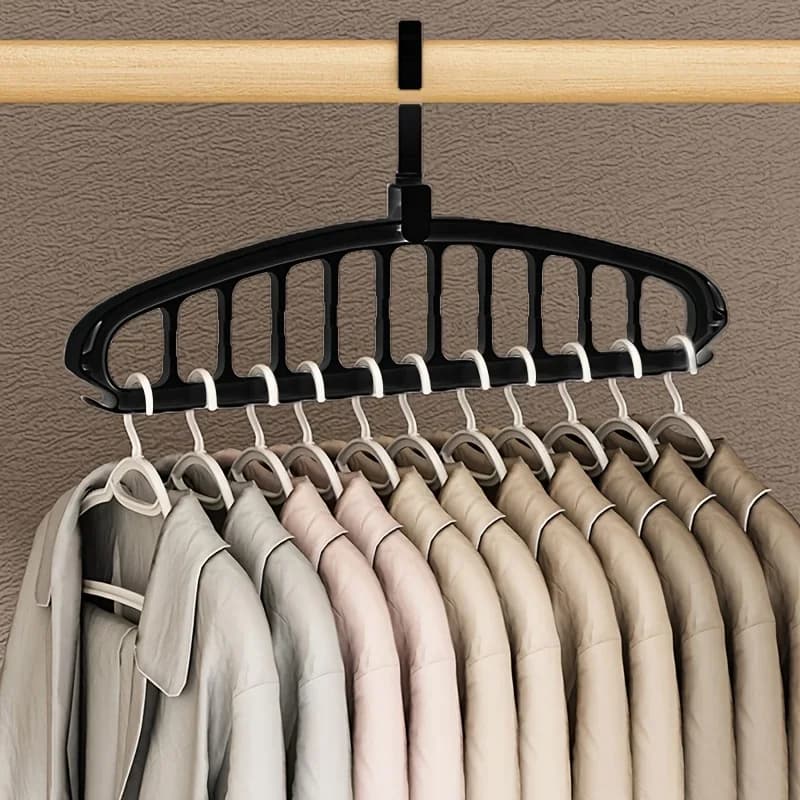 Multi-hole folding coat racks Anti-slip storage space storage Clothes rack Organizers for wardrobe Jeans Pants Scarf