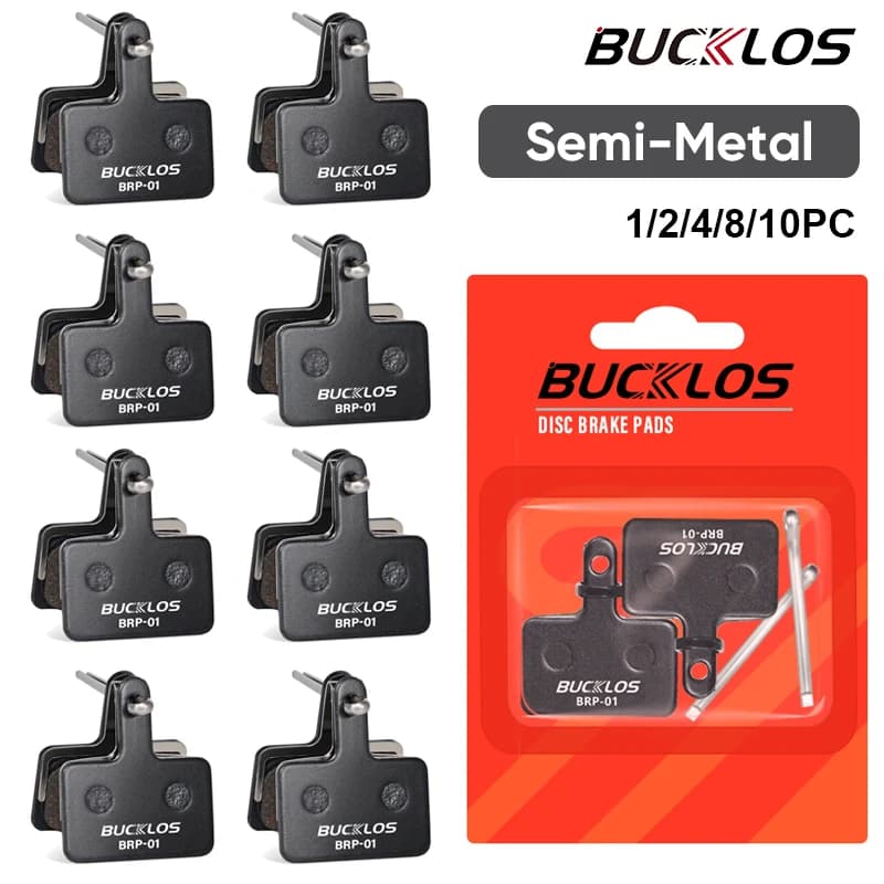 BUCKLOS Semi-metallic Mountain Bike brake pads hydraulic disc brake for SHIMANO B01S B05S MTB bicycle road cycling brake part