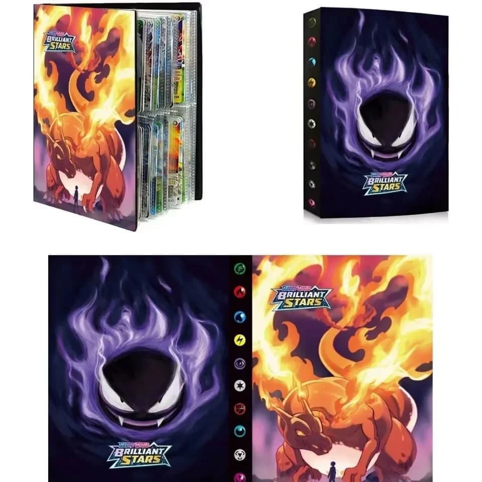 HOT Pokemon Charizard Cards Album Book 240PCS Pok é mon Game Card Album VMAX GX EX Holder Collection Binder Folder Kids Gifts