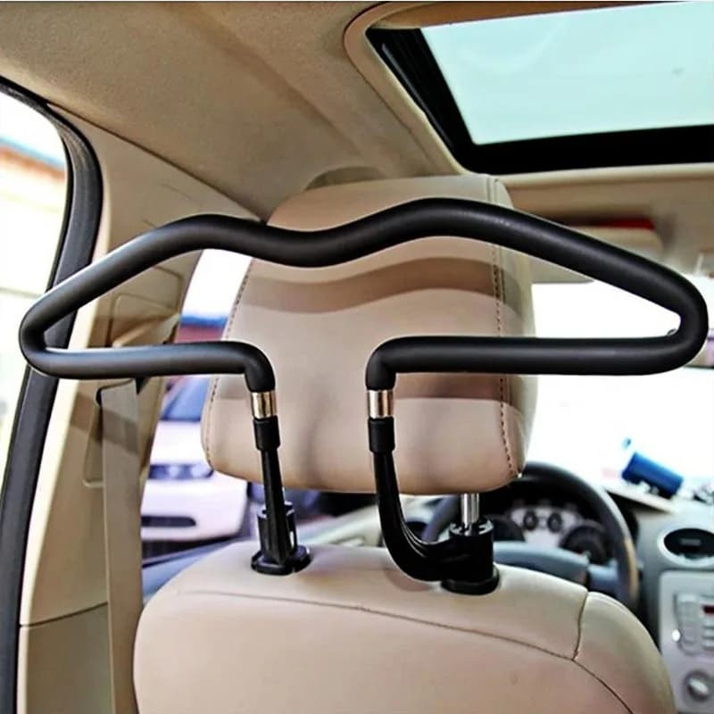 Car Seat Back Clothes Hanger Rod Vehicle Rear Seat Garment Hanging Bracket For Suit Storage