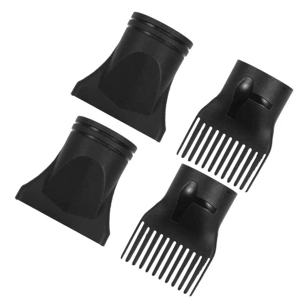 Set di 4 Diffusori Universali per Asciugacapelli, Accessori in Plastica per Styling, Controllo Crespo e Valorizzazione dei Ricci