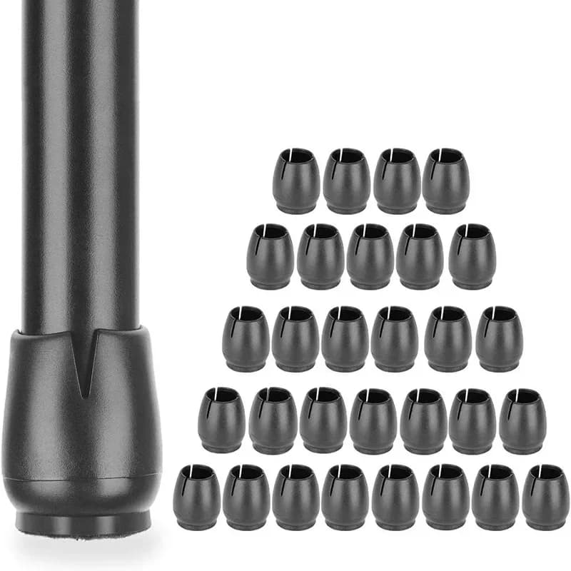 32/16 pezzi protezioni per pavimenti per gambe di sedie per pavimenti in legno coperture in silicone per proteggere pavimenti in piastrelle di legno feltrini tappi per gambe per mobili