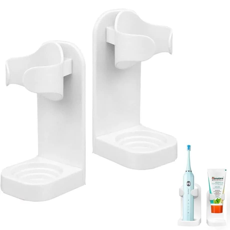 Electric toothbrush holder for bathroom, electrical toothbrush organizer, bathroom brush holder for space saving shower, M