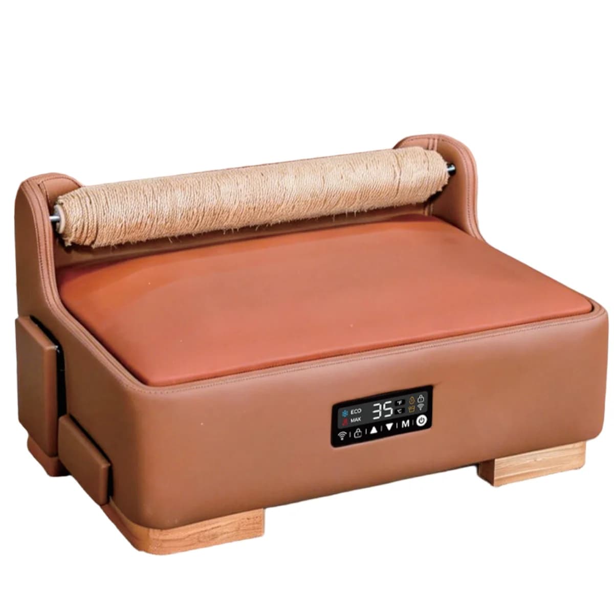 High Quality Adjustable Height Temperature-Regulating Rectangle Dog & Cat Bed Smart Pet Sofa Cloth Material Heated Winter Warmth
