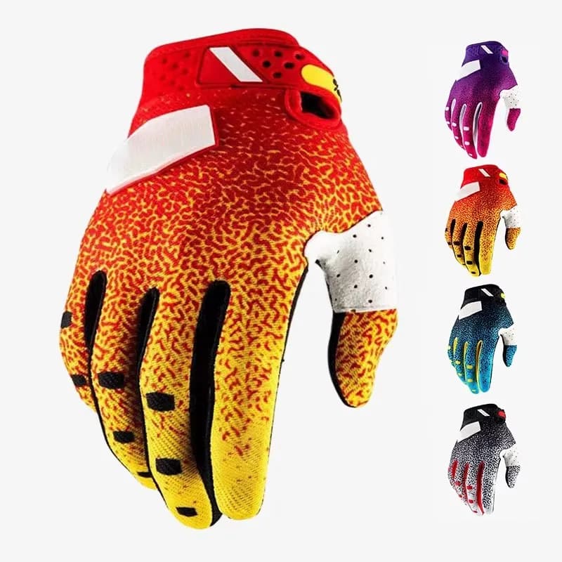 Outdoor Summer Motorcycle Gloves Breathable Bike Gloves MTB Cycling Gloves Antique Shock Palm Gloves for Running Bike