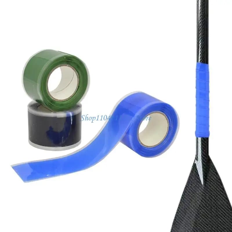 P9FC Versatile Self-fusing Silicone Tape 150CM 2.5CM Silicone Grip Tapes for Kayak and Dragon Paddles Sealed and Non Adhesive