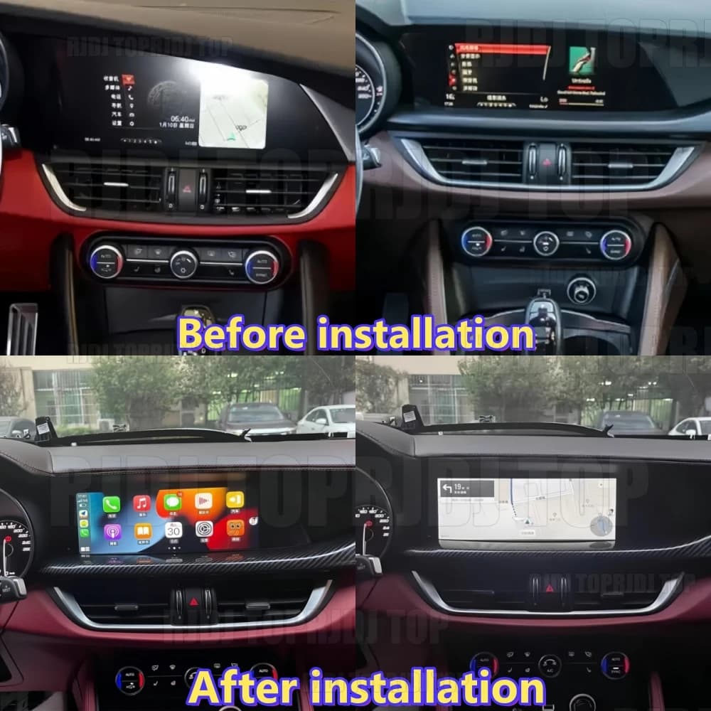 Qualcomm For Alfa Romeo Stelvio Giulia 2015 2016 2017 2018 2019 2020 Android 13 Car Radio Stereo Multimedia Player GPS Head Unit