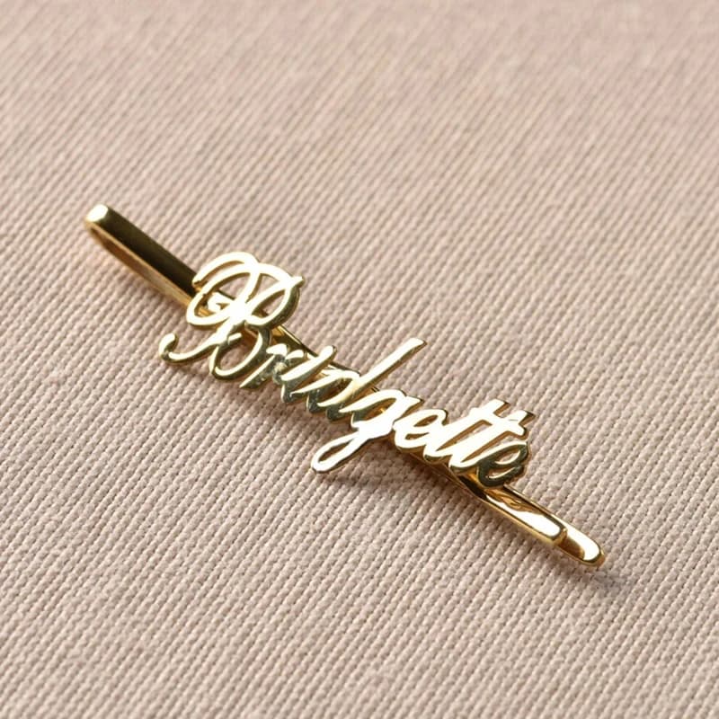 Fermagli per capelli personalizzati con lettere alla moda, fermagli con testo e numero, gioielli eleganti e alla moda, regali di compleanno