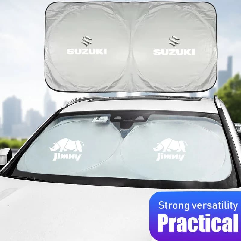 Auto Parabrezza Parasole Visiera Protezione UV Scudo Per Suzuki Jimny Swift Samurai Vitara SX4 Alto Kaiser Ingnis DZire Swace