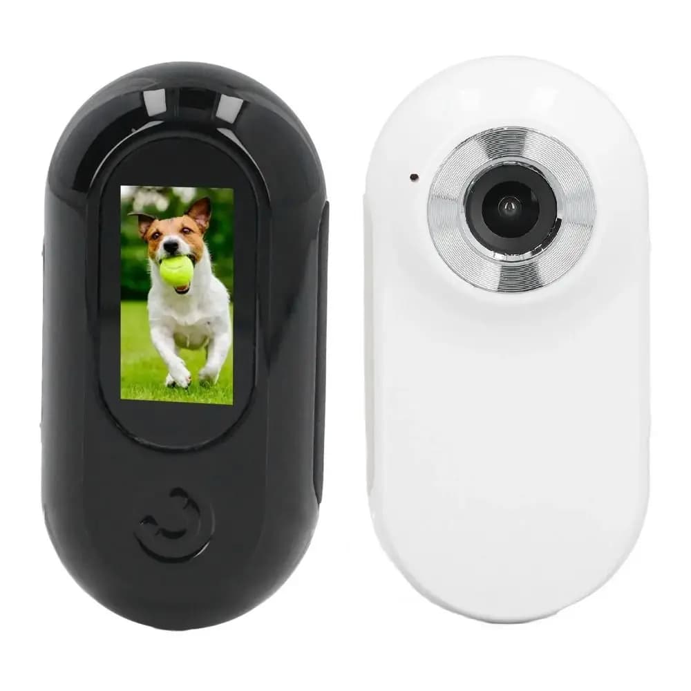 Telecamera per collare per animali domestici con obiettivo da 120 gradi Connessione OTG regolabile Collare per cani Fotocamera per registrazione video dal design leggero e antiurto