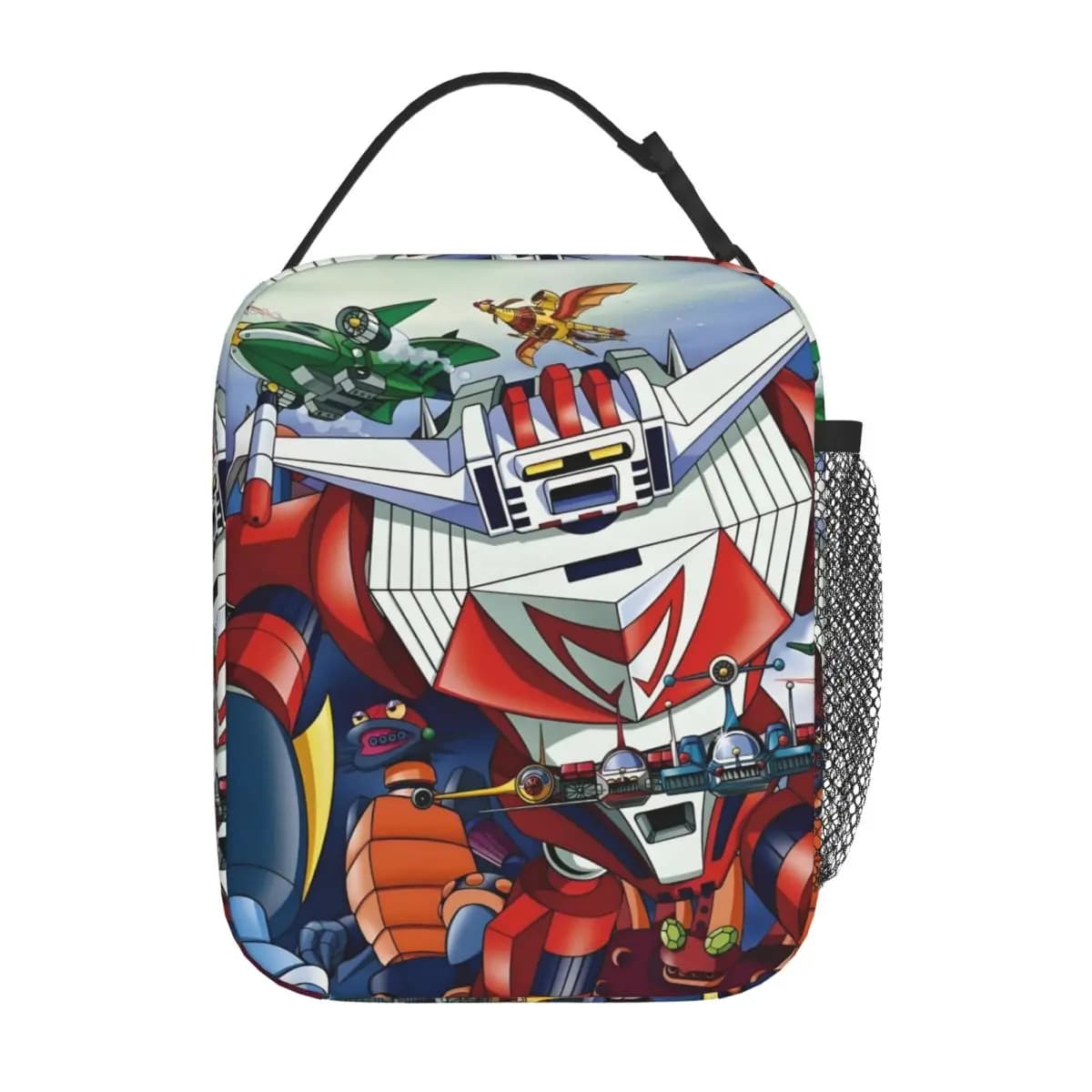 Borsa termica personalizzata Barattack per il pranzo, borsa termica riutilizzabile Mazinger Z per il campeggio all'aperto, viaggi, contenitore per alimenti