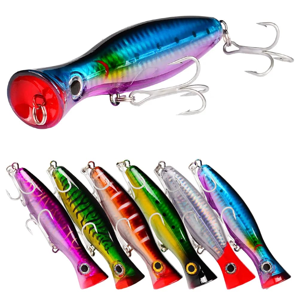 Esca Artificiale Popa Luya 13CM 43G in Plastica Dura per Pesca in Mare
