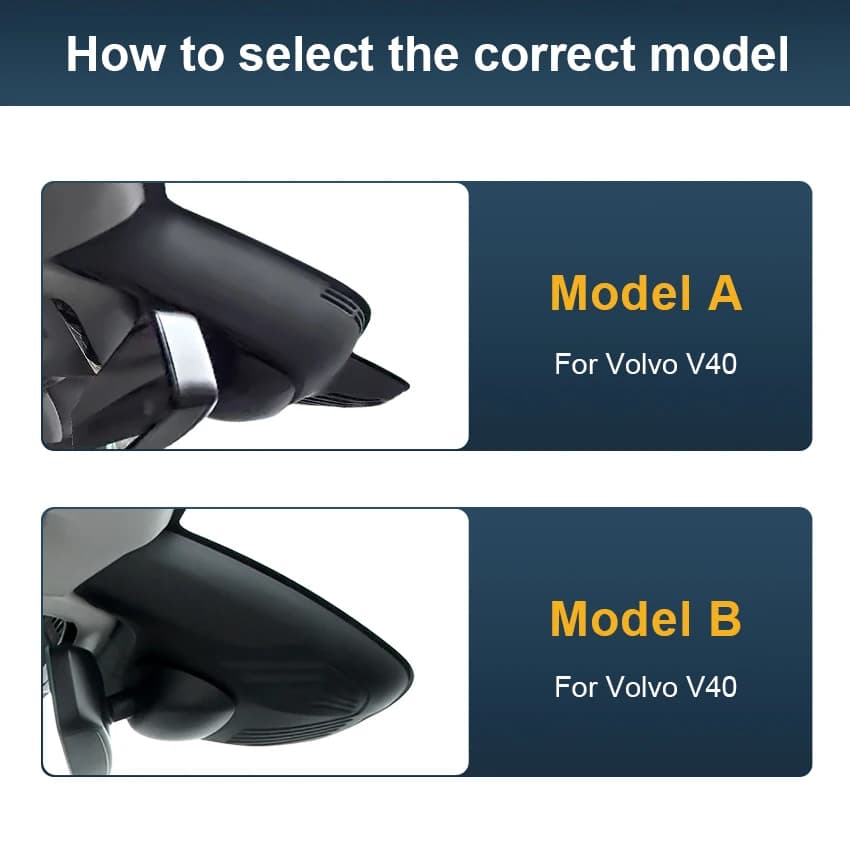 Plug and Play Car DVR HD 4K 2160P Dashcam Camera For Volvo V40 2015 2016 2017 2018 2019 2020 For Car Camera Video Recorder