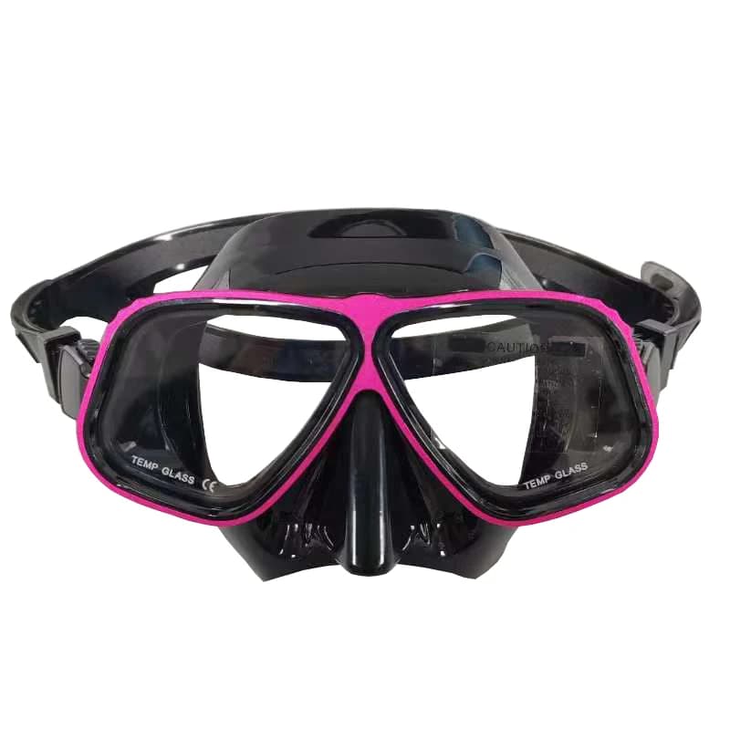 Underwater mask Plastic alloy frame diving equipment snorkeling glasses Tempered glass
