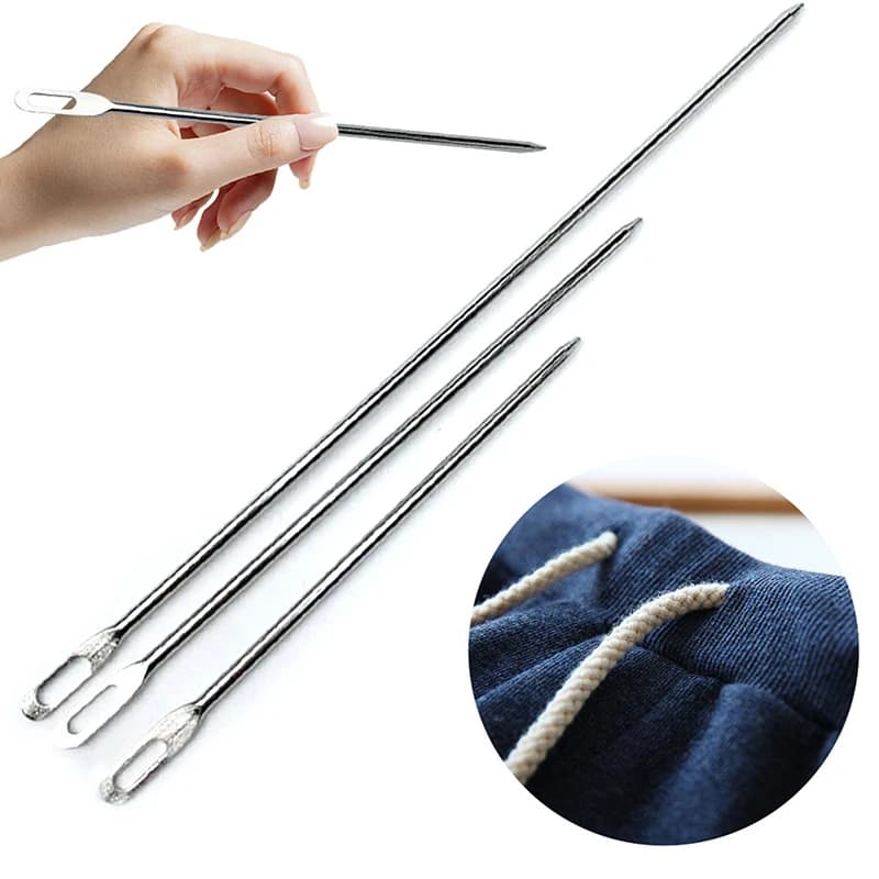 Elastic Sewing Accessories DIY Tool Elastic Cord Corda Thread Clip Sewing Ring Kit Loop Turner Hook Flexible Wire With Drawstring