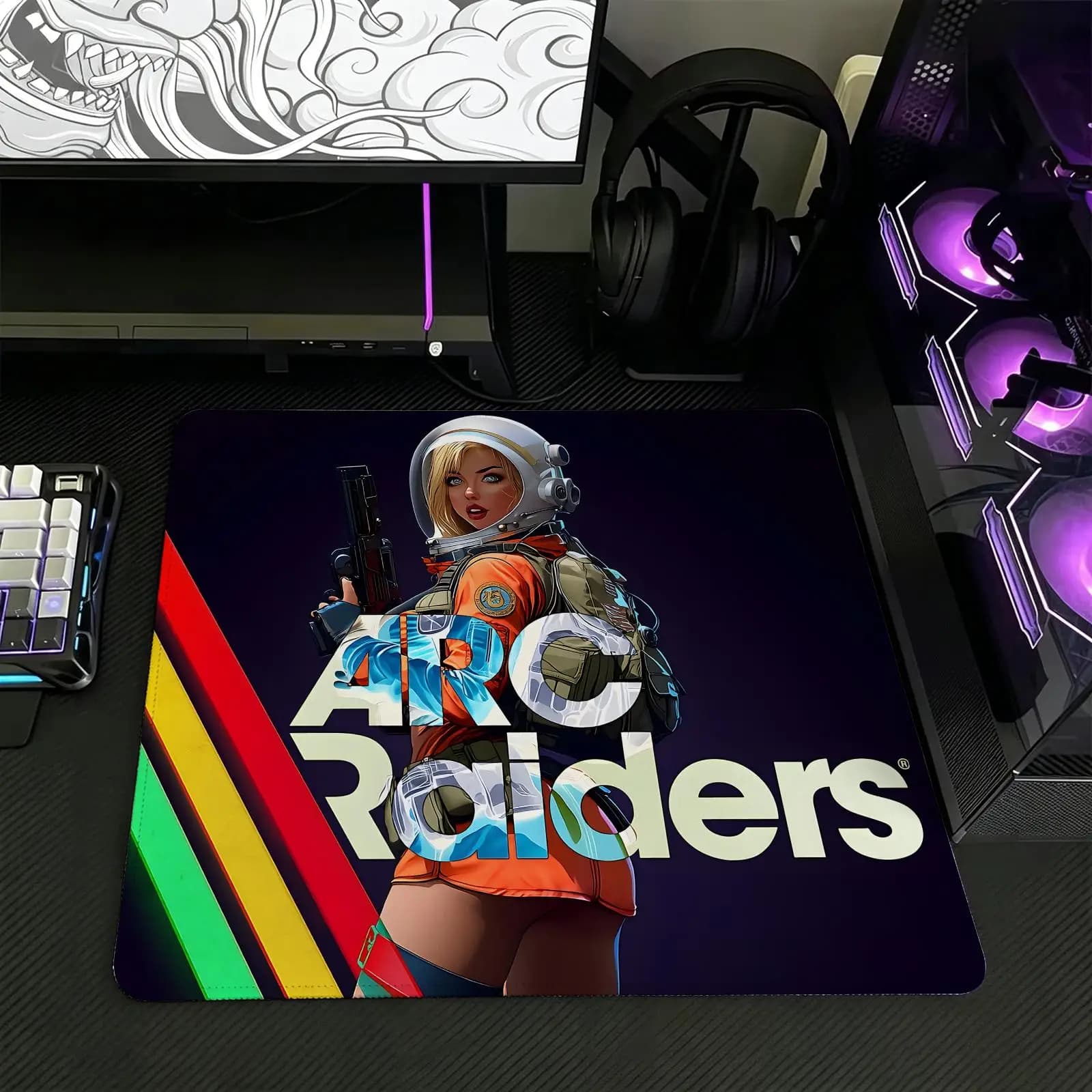 Mouse Pad Regular gaming mouse pad Office mouse pad Laptop desk mat Stitched edge S/M/L size mouse pad ARC Raiders