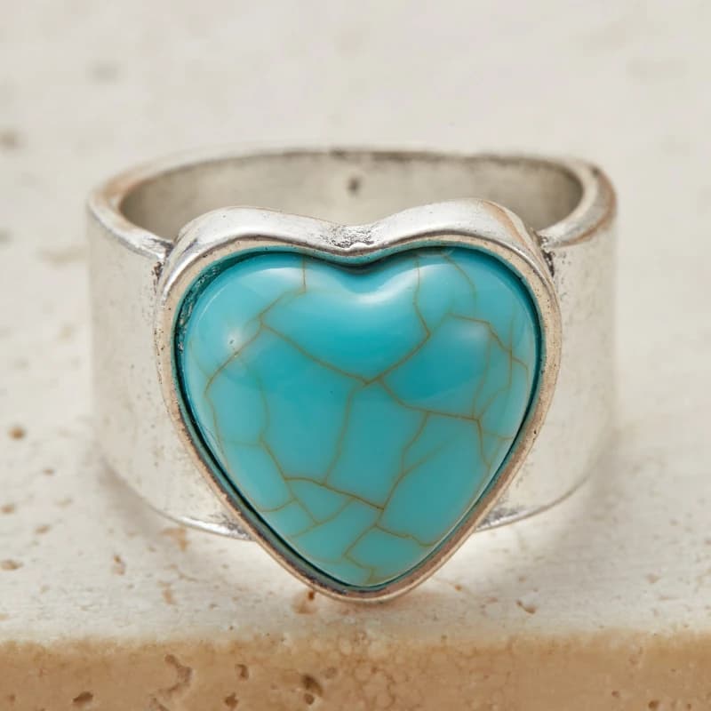 Anello da donna con amore creativo personalizzato bohémien, regali di gioielli con accessori per festival in stile etnico di tendenza retrò