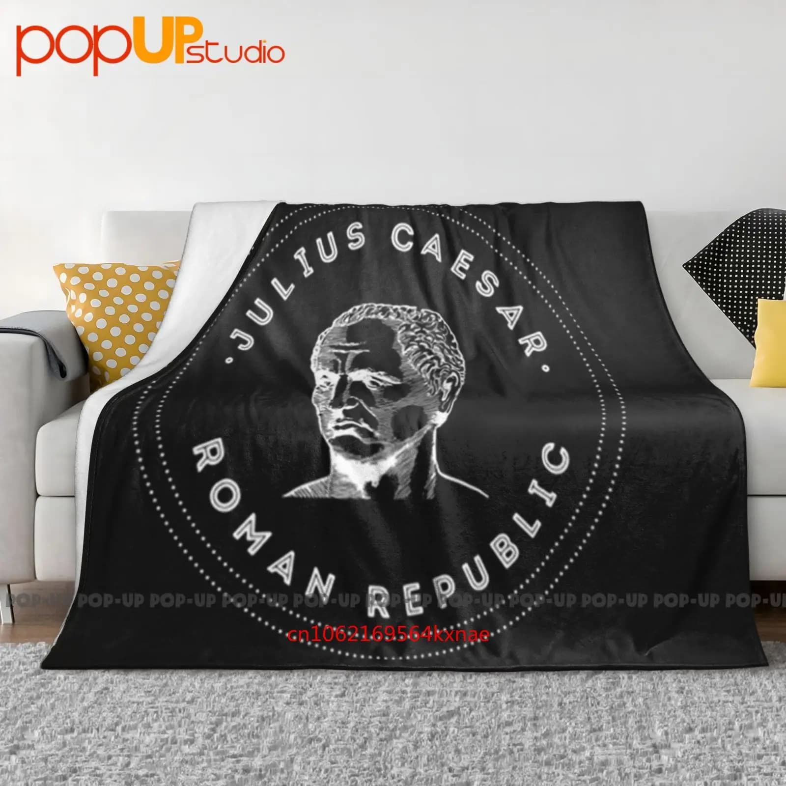 Julius Cesare Imperatore Romano Spqr Centurione Amante della Storia Augustus Esercito Antico Coperta Trapunta Copridivano invernale Copriletto