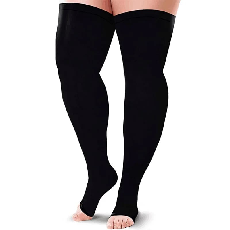 Calze Modellanti Mediche Grandi per Vene Varicose, Calze a Compressione Unisex al Ginocchio per Circolazione Sanguigna, Calze a Compressione per Gambe