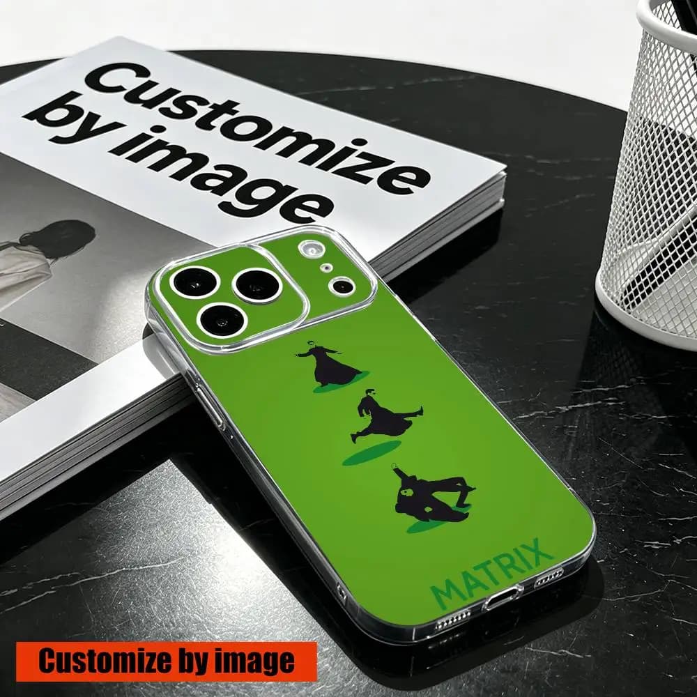 Neo Keanu Reeves The M-Matrix Phone Case Transparent Silicone Soft For iPhone 17 16 15 14 13 12 11 Mini Pro Max Plus