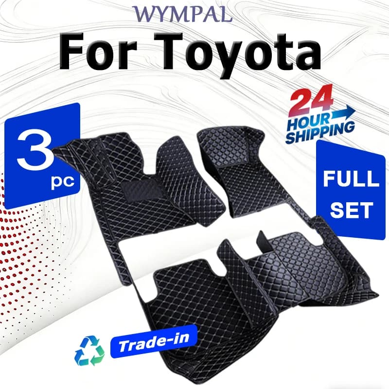 Tappetino per auto di lusso per Toyota Corolla Camry Prado RAV4 Previa Camry Hybrid CHR Hybrid CHR Accessori cuscinetti interni