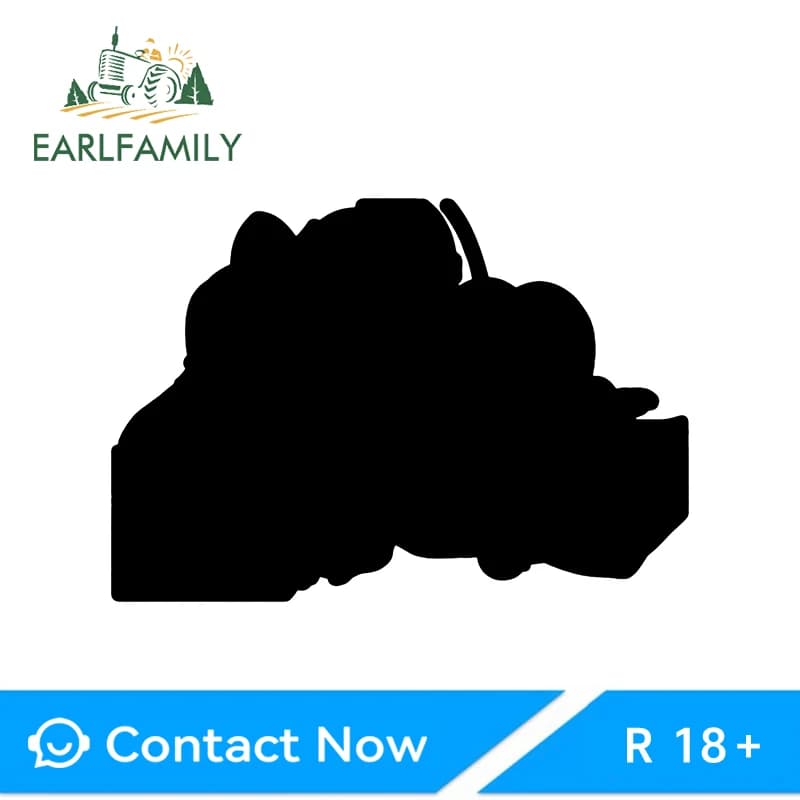 EARLFAMILY Himejima Akeno Rias Adesivi e Decalcomanie per Auto, Decalcomania con Due Ragazze, Protezione Solare Anti-Graffio, Vinile per Trolley e SUV
