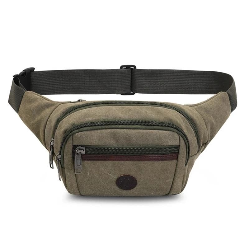 Fashion Men tela Bag Bag Fanny Pack Cascia Sport Cintura alla pancia della Pesca Crossbody Hip Corse