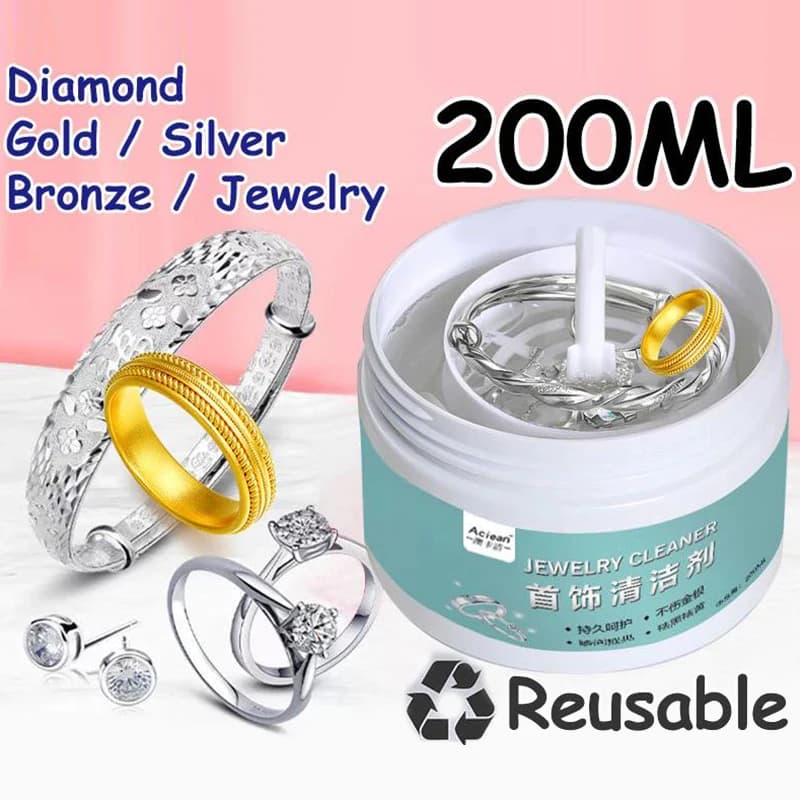 1/2/3 pezzi detergente per argento liquido 200g detergente per gioielli per oro Panlinis Ng detergente per oro argento per anelli orecchini orologio