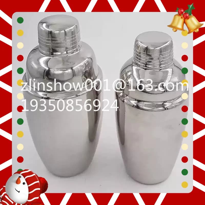 Stainless steel snow cup, cocktail hand crank three-stage shaker, milk tea tool introduction