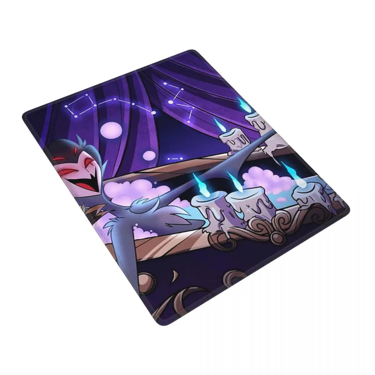 Loona Collage Helluva Boss Anime Mouse Pad Gamer PC Tappetini per laptop Tappetino per tastiera Tappetino da scrivania per computer da gioco 7x9 pollici 22x18 cm
