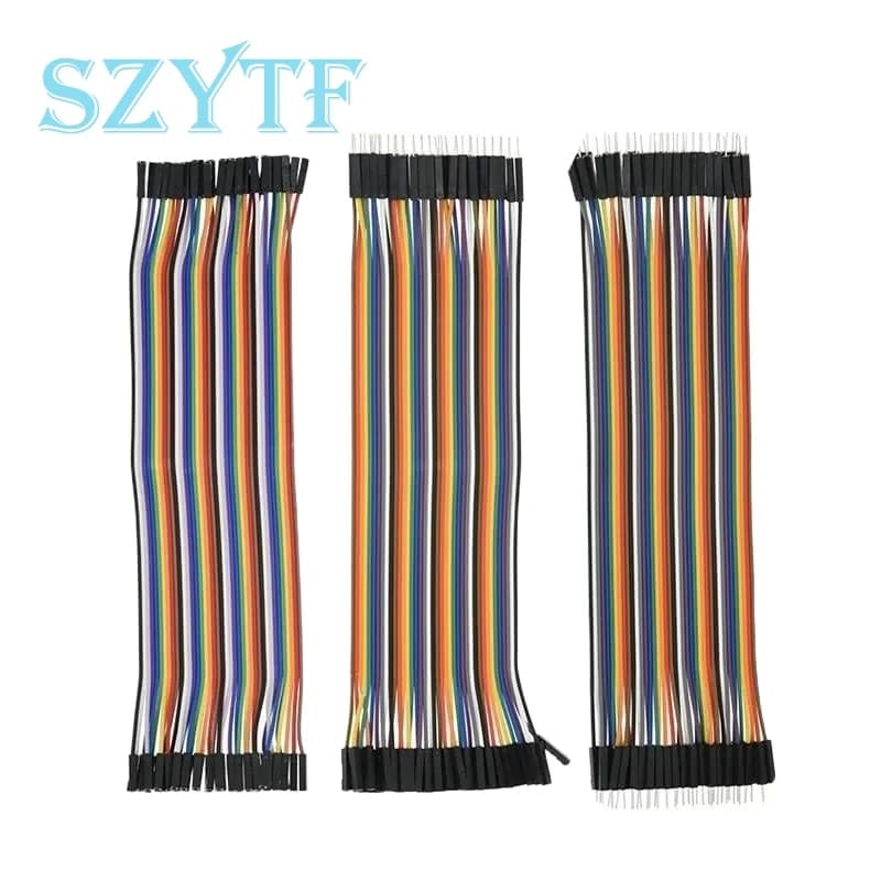Dupont Line 10/20/30/40CM 40pin male + male to female and female bridge cable Dupont for Arduino KIT DIY