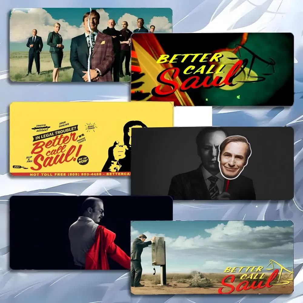 Legal Drama Dark B-Better Call S-Saul Mouse Pad Mousepad Large Gaming LockEdge Thickened PC Table Desk Mat