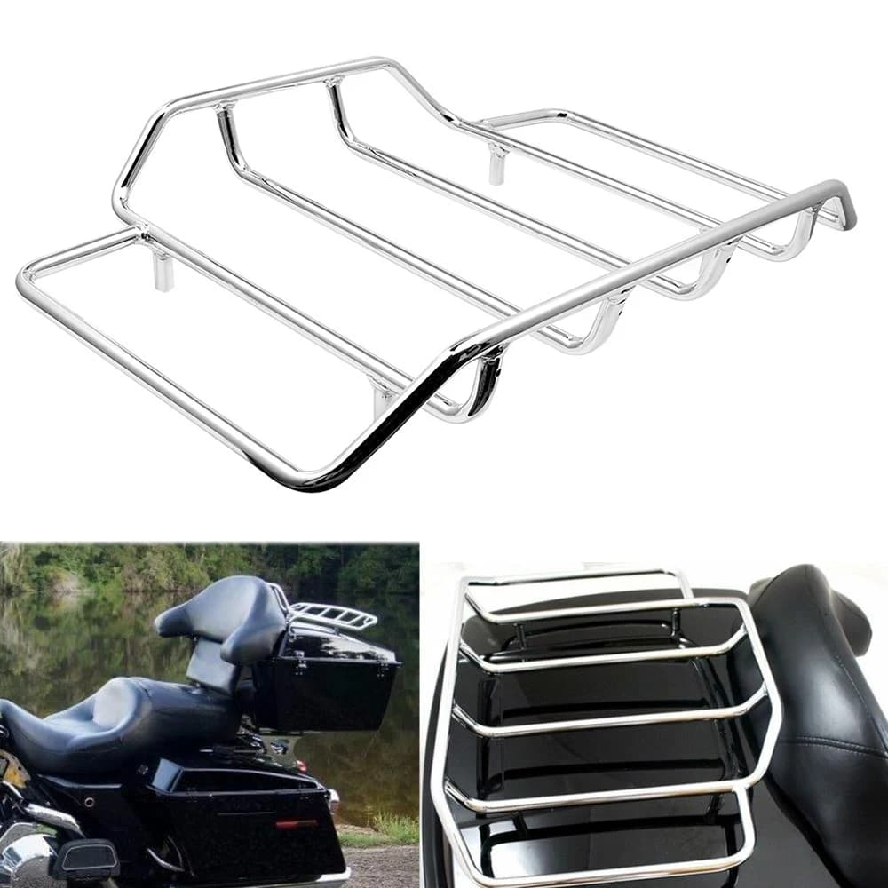 Motorcycle Wallets Compatible with Harley Touring Electra Street Road Glide CVO Tri Glide Razor-Trunk Tour-Trunk Carrier