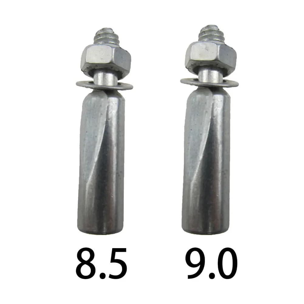 Cunei a manovella per bicicletta 2 pezzi 8.5/9.0mm staffa inferiore cuneo perni a catena in acciaio corto con dadi rondelle componenti per biciclette parte