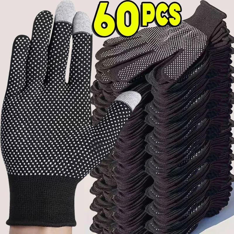 Women's Anti-slip Nylon Touch-screen Gloves In Summer Cycling Gloves Breathable Fitness Workwear