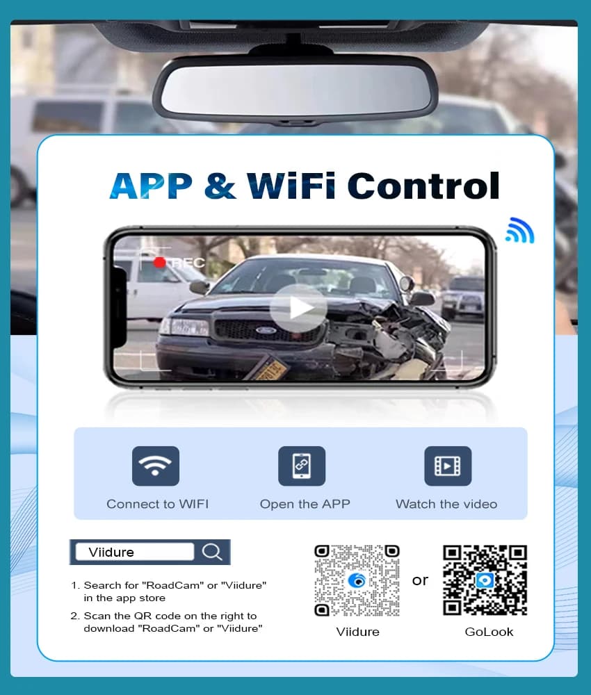 Plug and play Wifi Dash Cam Auto DVR Camera Recorder for Volvo S60L S80L XC70 V60 2012 2013 2015 DashCam HD 4K