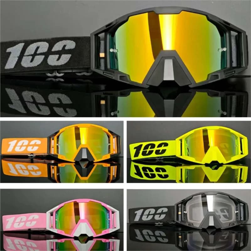 Occhiali da Sci Antivento Antipolvere Antisabbia per Uomo, Occhiali da Sole per Motocross ed Enduro, per Sport sulla Neve e Attività all'Aperto