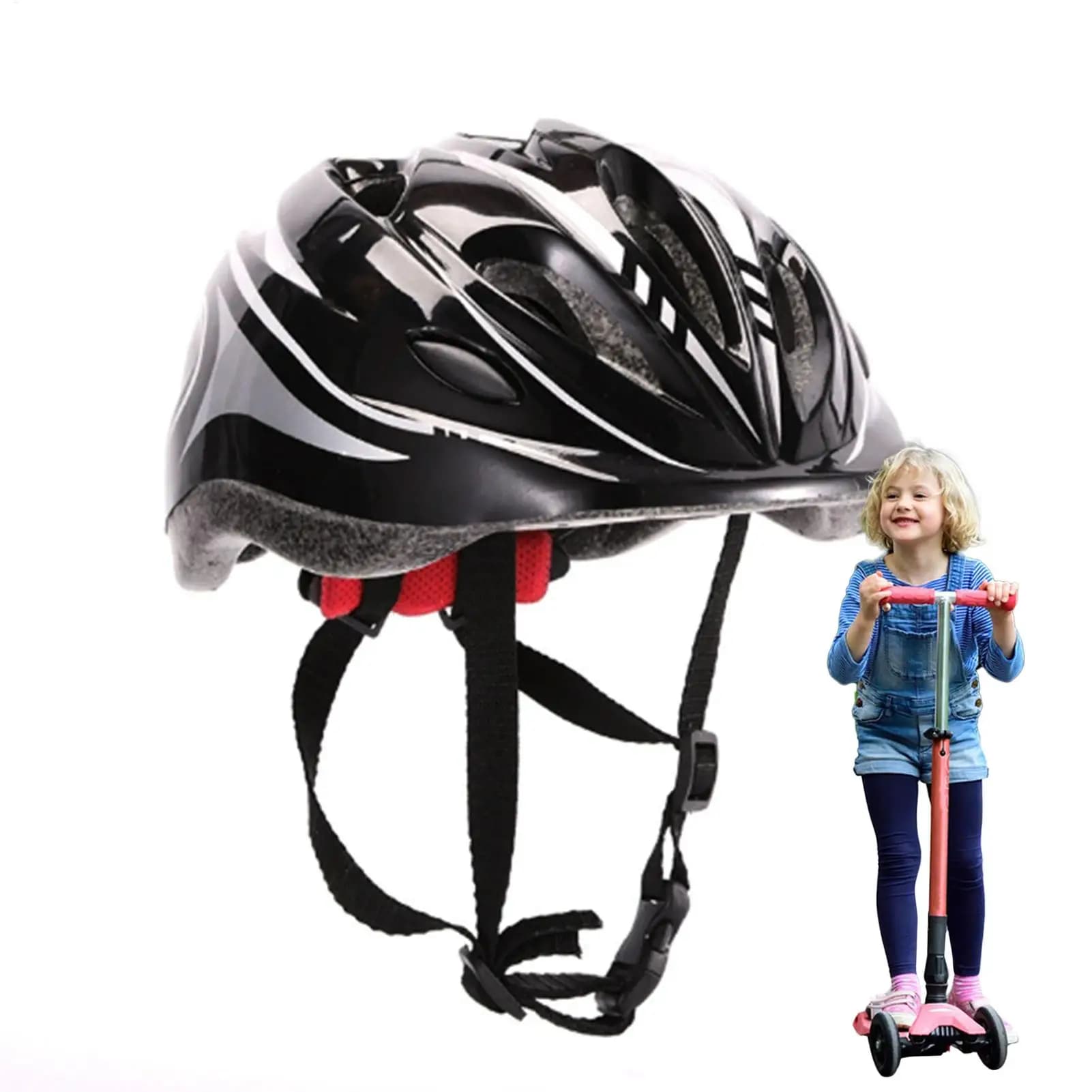 Cycling helmets Adjustable cycling helmets Children's helmets from 5 to 10 years Sports protective helmets for boys and girls for skateboard