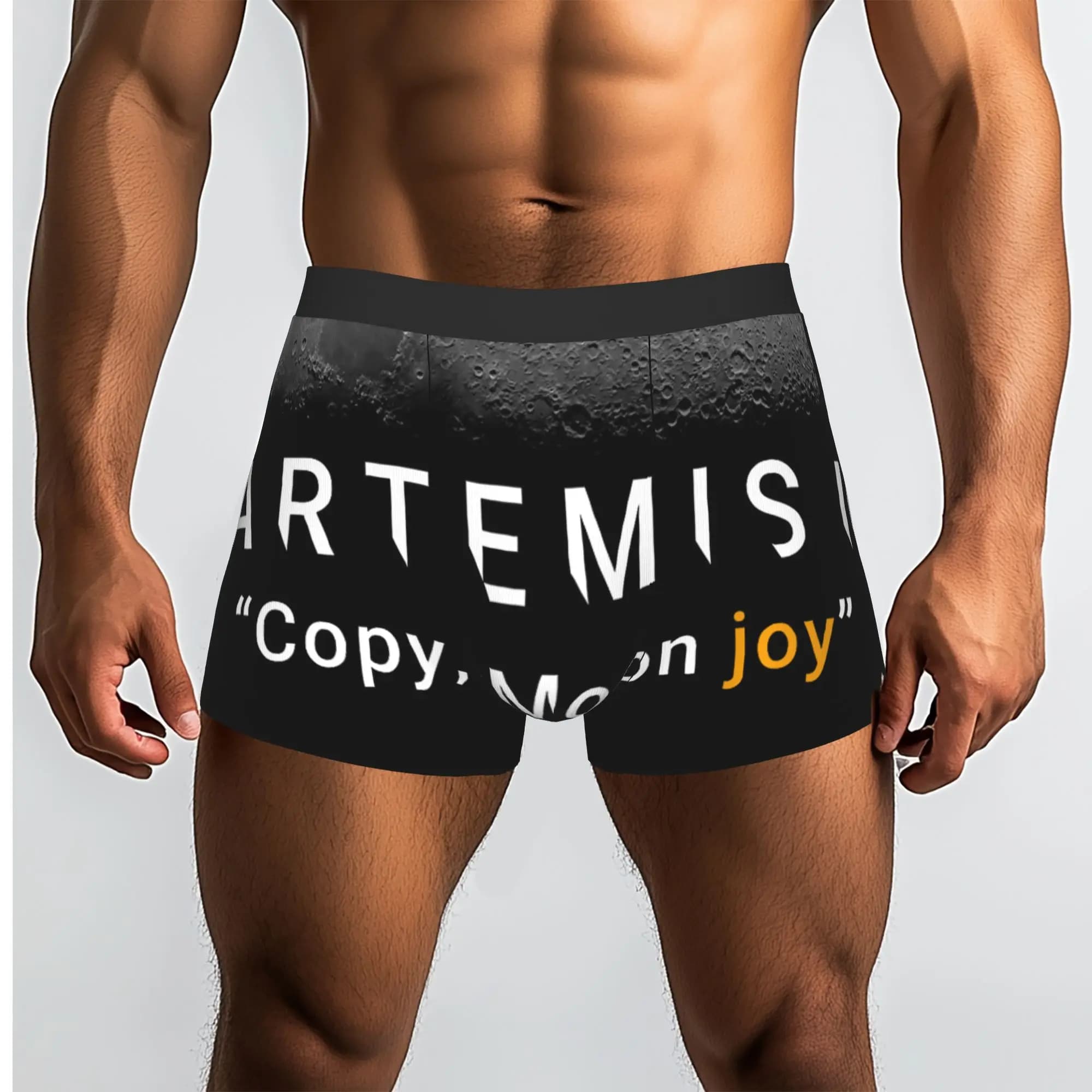 Copy Moon Joy Artemis ii Mutande traspiranti Mutande da uomo Pantaloncini ventilati Boxer Briefs