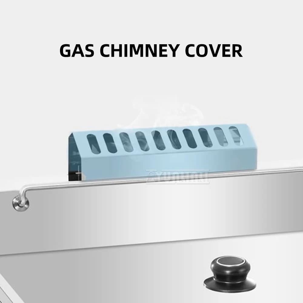15L Gas Fryer Constant Temperature Chicken Fried Stove Kitchen Appliance Frying Pan Deepfryer