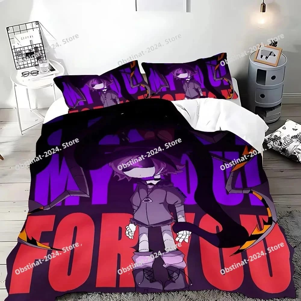 M-Murder-Drones Set biancheria da letto Set letto stampato Copripiumino Lenzuolo Federa Copripiumino morbido Completo Queen King Size Regalo di grandi dimensioni
