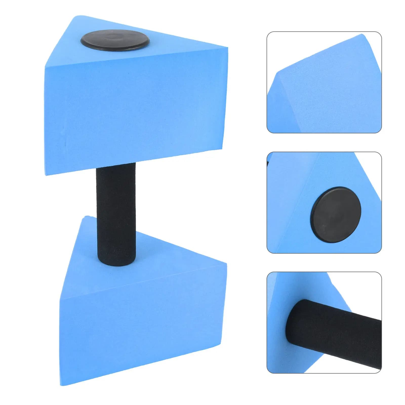 Water Weight Triangle Eva Fitness Dumbbells for Water Exercise Pool Workout Strength Training Equipment Weights Dumbbells