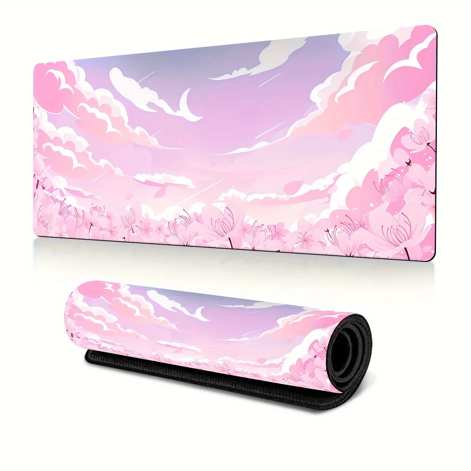 Sakura Solace - Tappetino per mouse da gioco extra large - Tappetino da scrivania liscio con base antiscivolo per l'esperienza di gioco definitiva