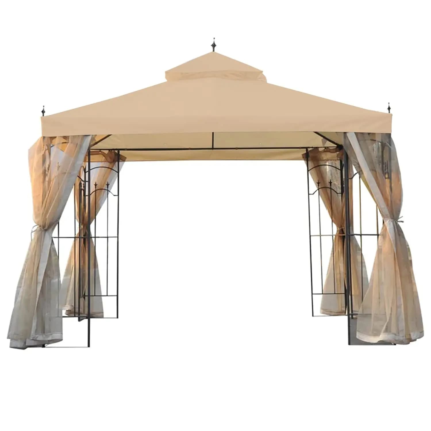 Garden Gazebo Canopy Top Cover Arrow Style Riplock 350D UV Resistant Waterproof Replacement Customized
