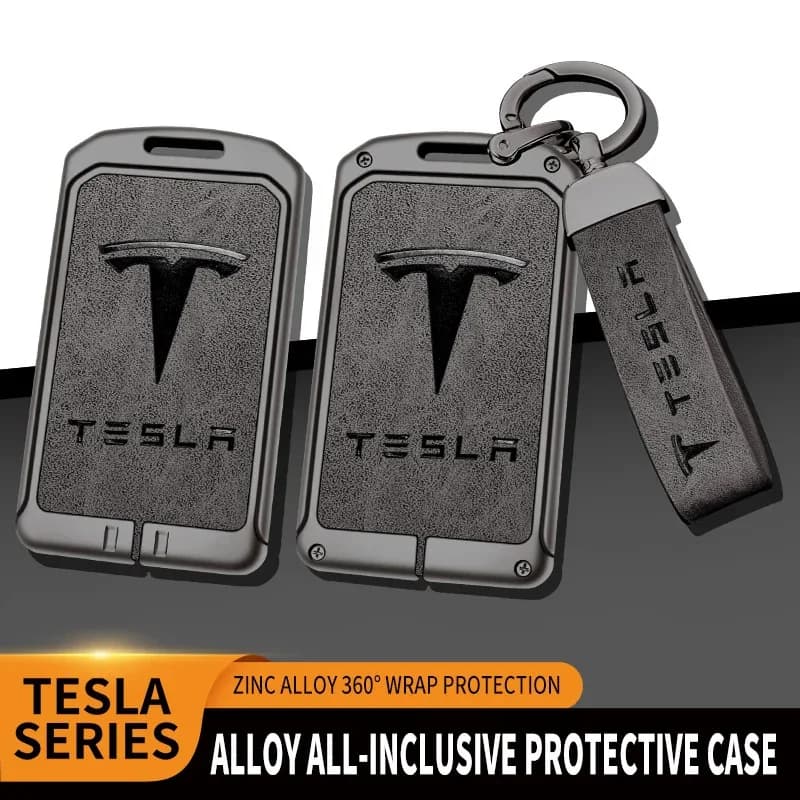 Custodia Protettiva in TPU per Chiave Auto Tesla Model 3 Model S X Y - Accessorio Portachiavi per Scheda NFC