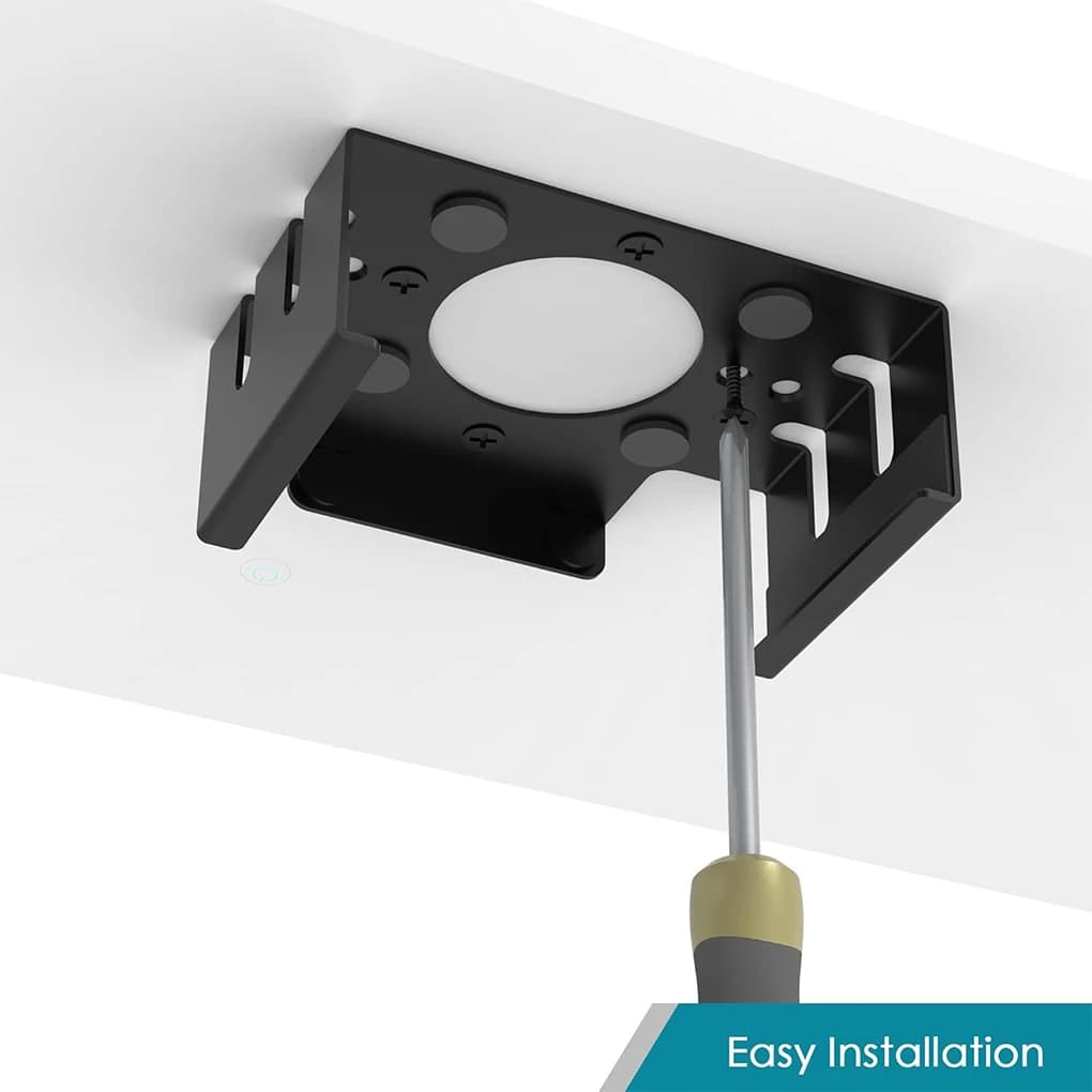 Under Desk Mountfor For Apple M4 Mac Mini Monitor Holder Space-Saving Bracket Computer Heat Dissipation Stand Storage