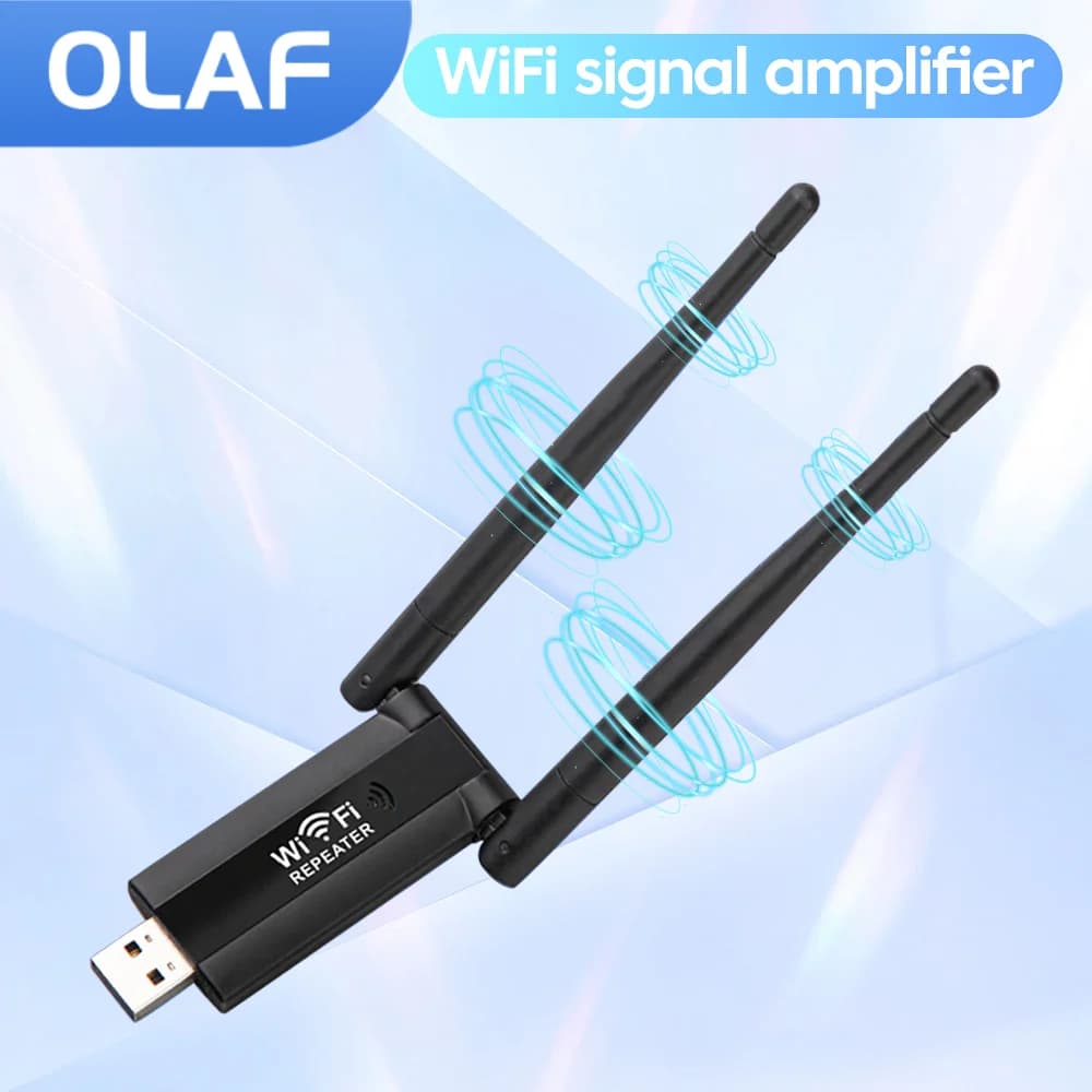 2.4G 300Mbps Wireless USB WiFi ripetitore Extender amplificatore di segnale WiFi Booster Router wi-fi a lungo raggio estensione della rete domestica